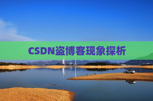 CSDN盗博客现象探析